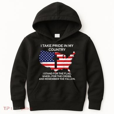 I Take Pride In My Country USA Kids Hoodie