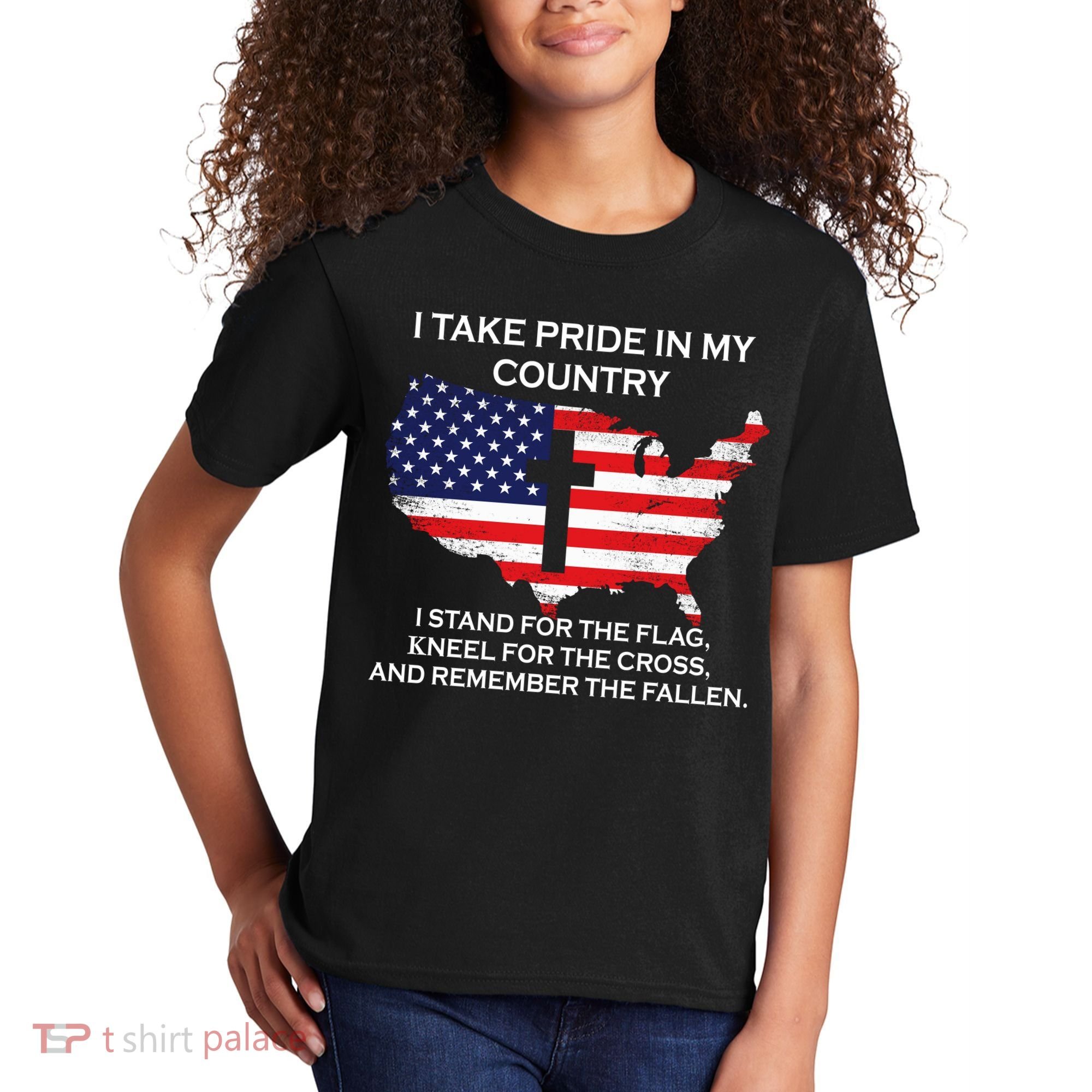 I Take Pride In My Country USA Kids T-Shirt
