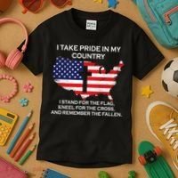 I Take Pride In My Country USA Kids T-Shirt thumb 3