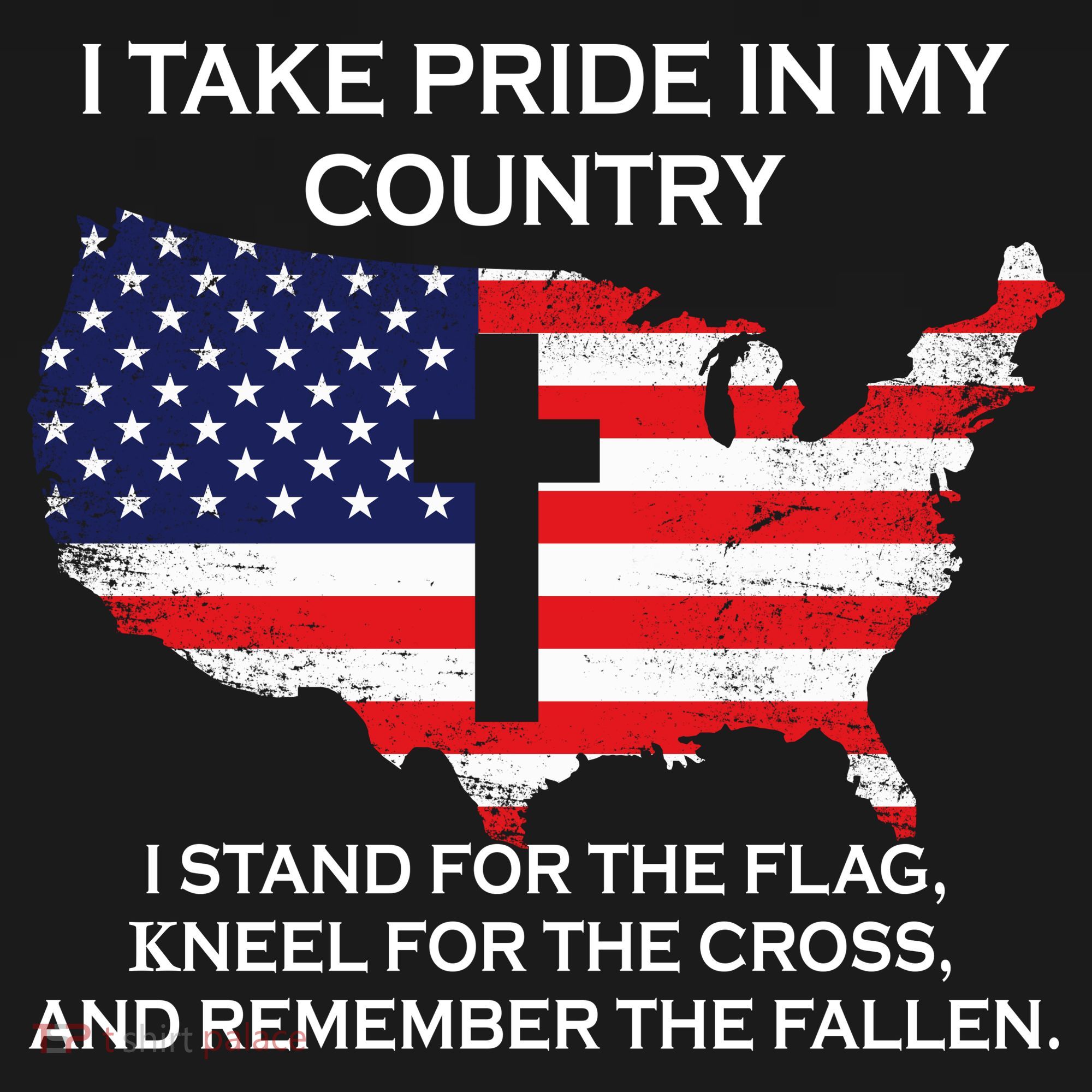 I Take Pride In My Country USA Kids T-Shirt