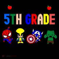 I Teach 5th Grade Superheroes Coffee Mug thumb 5
