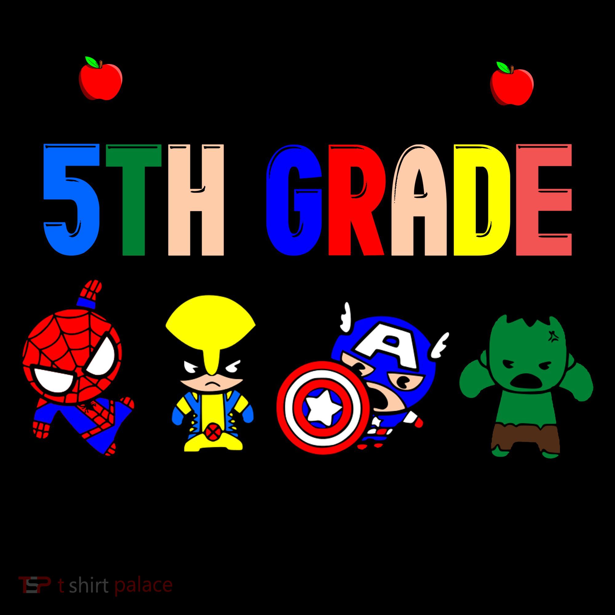 I Teach 5th Grade Superheroes Coffee Mug