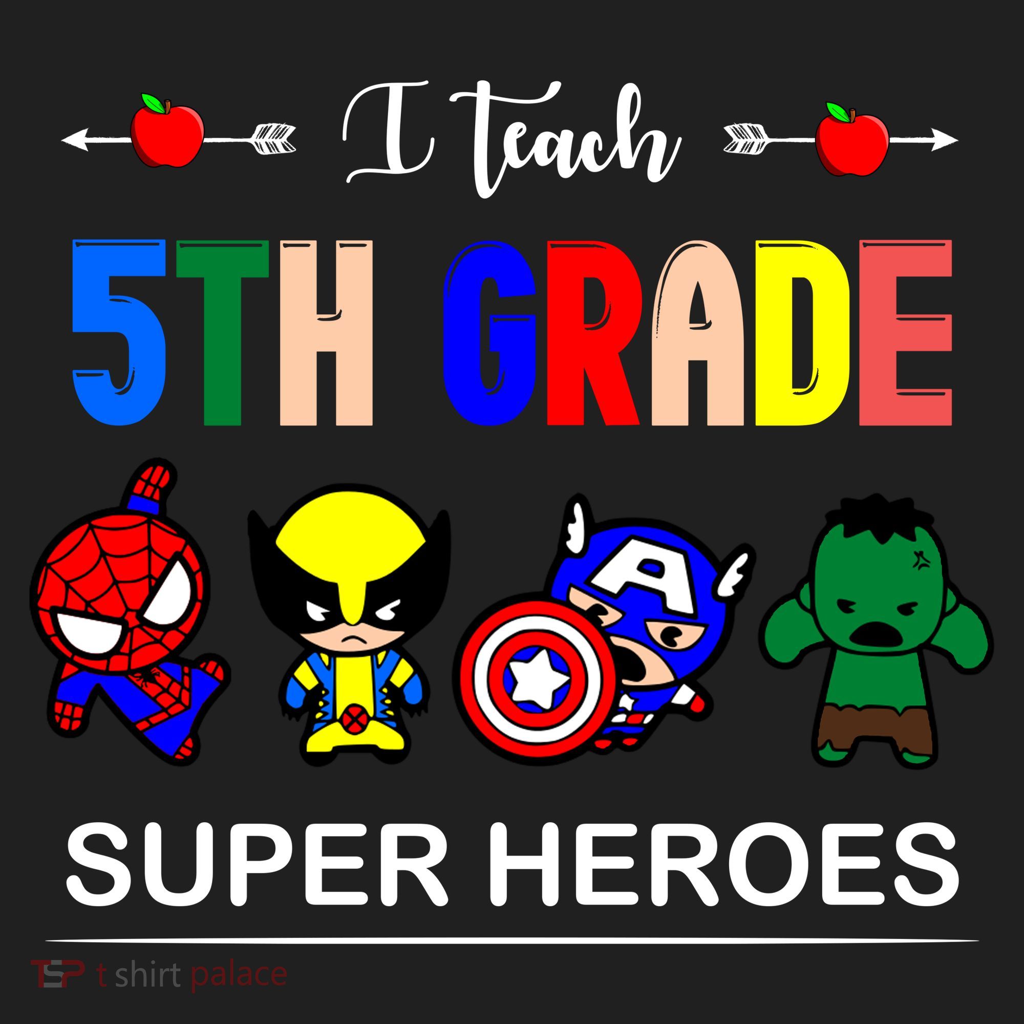 I Teach 5th Grade Superheroes Beanie