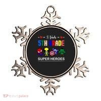 I Teach 5th Grade Superheroes Ornament thumb 0