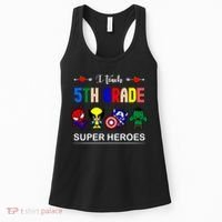 I Teach 5th Grade Superheroes Women's Tank Top thumb 0