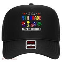 I Teach 5th Grade Superheroes Hat thumb 0