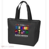 I Teach 5th Grade Superheroes Tote Bag thumb 3