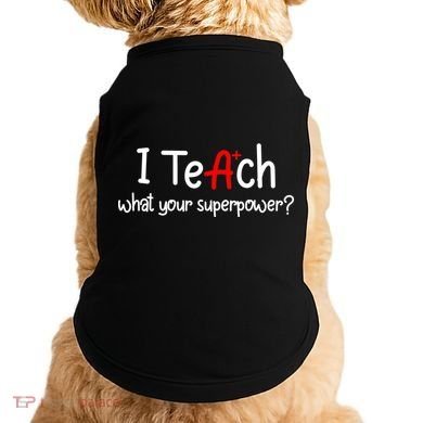 I Teach A+ Students What your Superpower? Doggie Tank