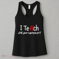 I Teach A+ Students What your Superpower? Women's Tank Top thumb 3