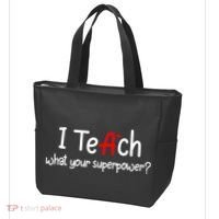 I Teach A+ Students What your Superpower? Tote Bag thumb 3