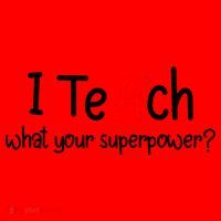 I Teach A+ Students What your Superpower? Santa Hat thumb 1