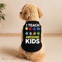 I Teach Awesome Kids Doggie Tank thumb 2