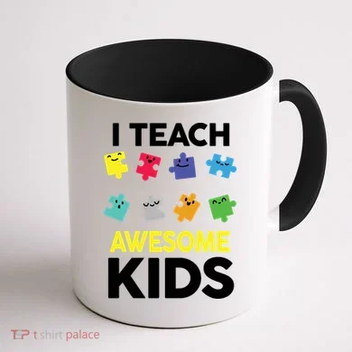 I Teach Awesome Kids Coffee Mug back