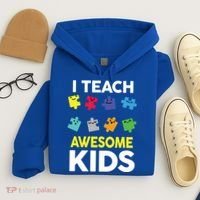 I Teach Awesome Kids Hoodie thumb 4