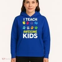 I Teach Awesome Kids Hoodie thumb 5