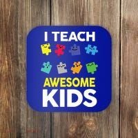 I Teach Awesome Kids Coaster thumb 0