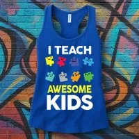 I Teach Awesome Kids Women's Tank Top thumb 3