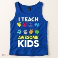 I Teach Awesome Kids Tank Top thumb 2