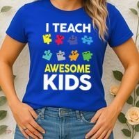 I Teach Awesome Kids Women's T-Shirt thumb 2
