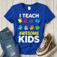 I Teach Awesome Kids Women's T-Shirt thumb 3