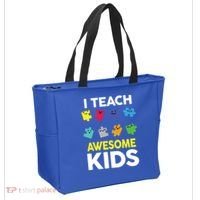 I Teach Awesome Kids Tote Bag thumb 2