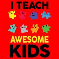 I Teach Awesome Kids Santa Hat thumb 1