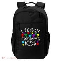 I Teach Awesome Kids Autism Awareness Teacher Backpack thumb 0