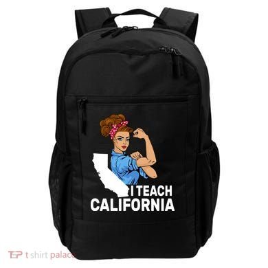 I Teach California State Union Teacher Strike Backpack