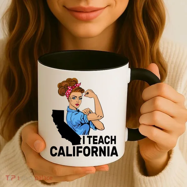 I Teach California State Union Teacher Strike Coffee Mug