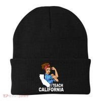 I Teach California State Union Teacher Strike Beanie thumb 0