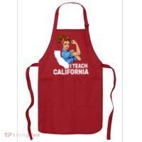 I Teach California State Union Teacher Strike Apron thumb 0