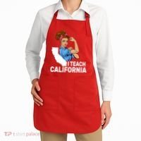 I Teach California State Union Teacher Strike Apron thumb 2