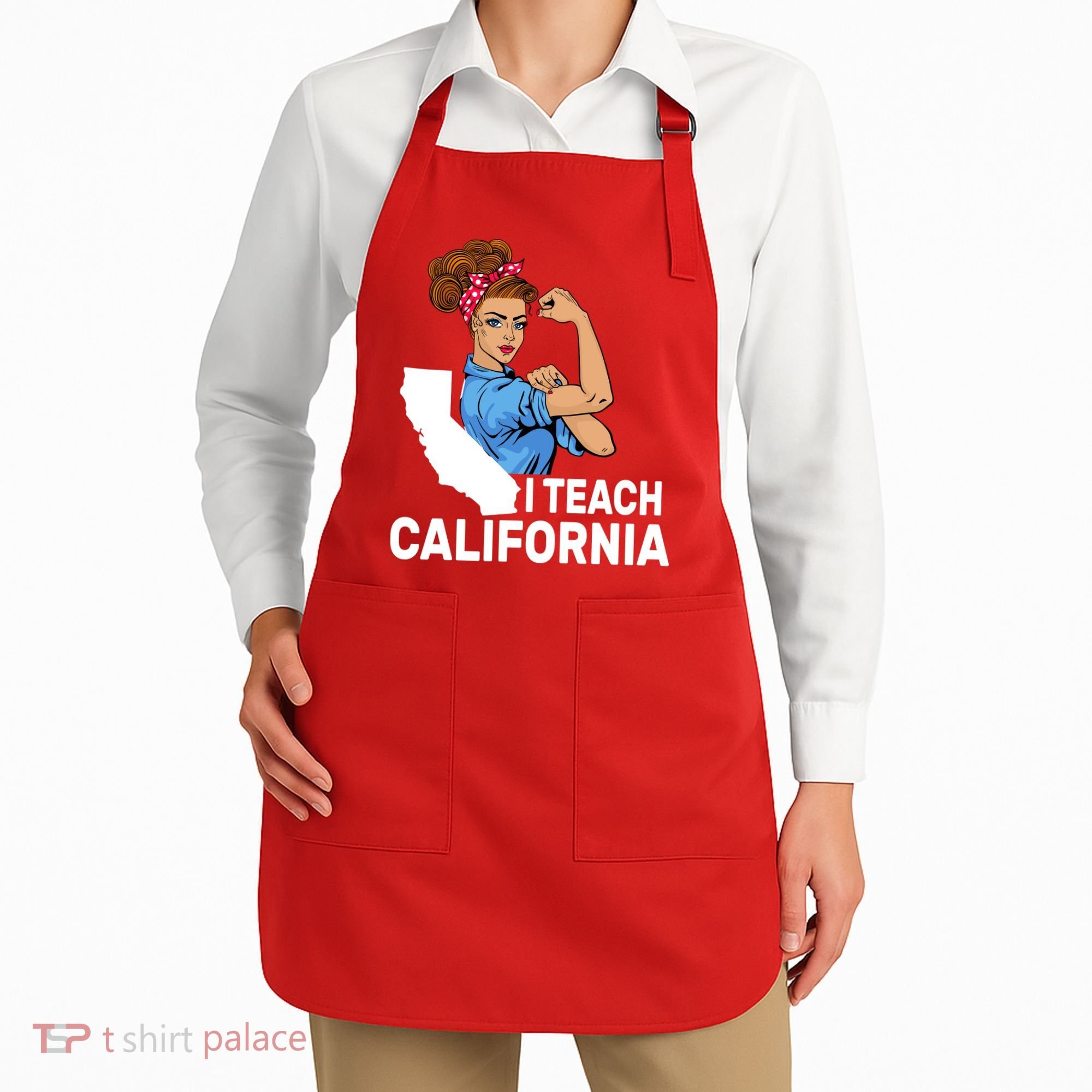 I Teach California State Union Teacher Strike Apron