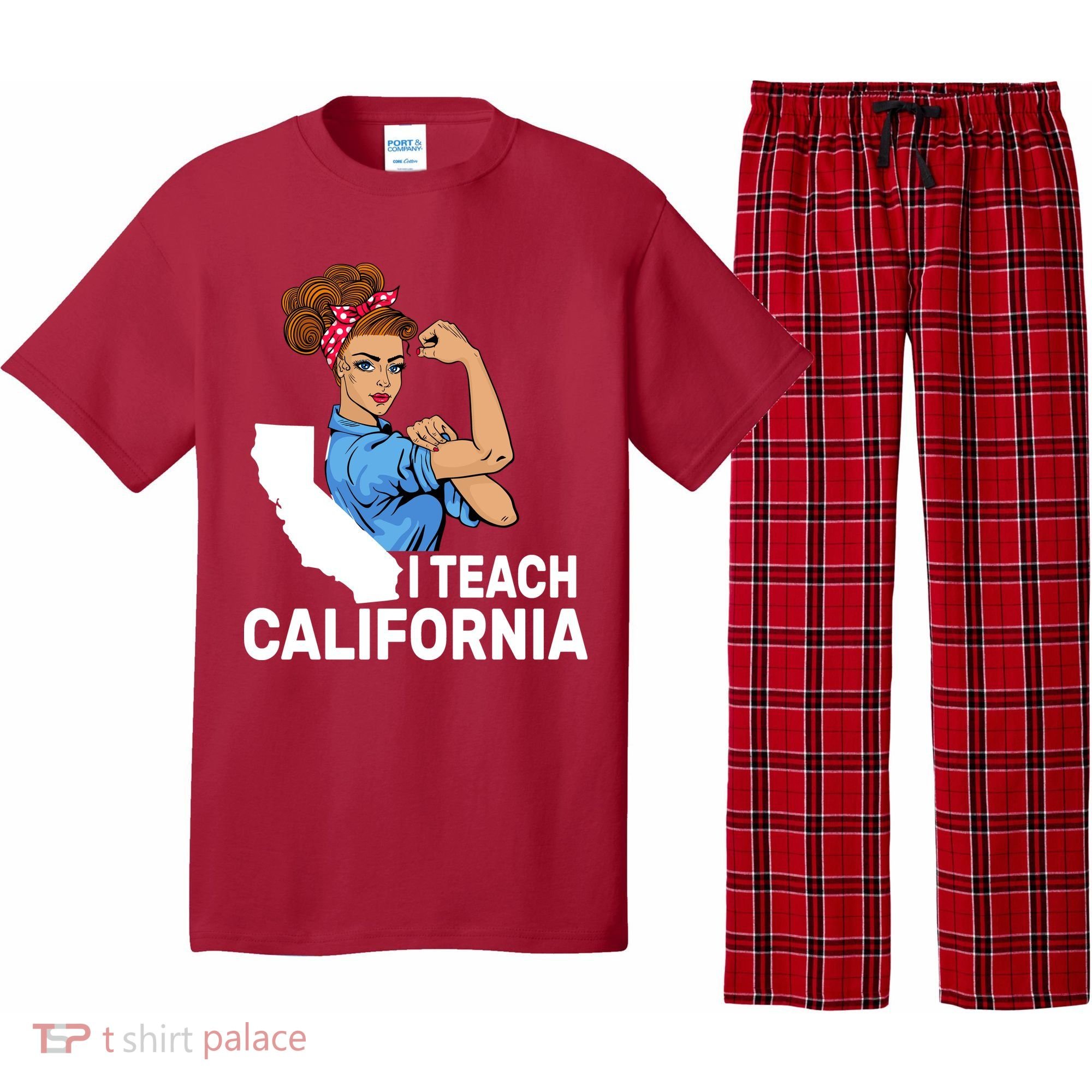 I Teach California State Union Teacher Strike Pajama Set