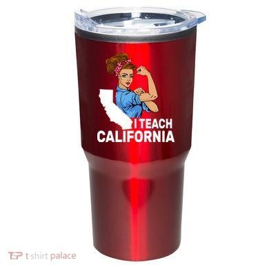 I Teach California State Union Teacher Strike Tumbler
