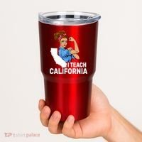 I Teach California State Union Teacher Strike Tumbler thumb 2