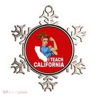 I Teach California State Union Teacher Strike Ornament thumb 0