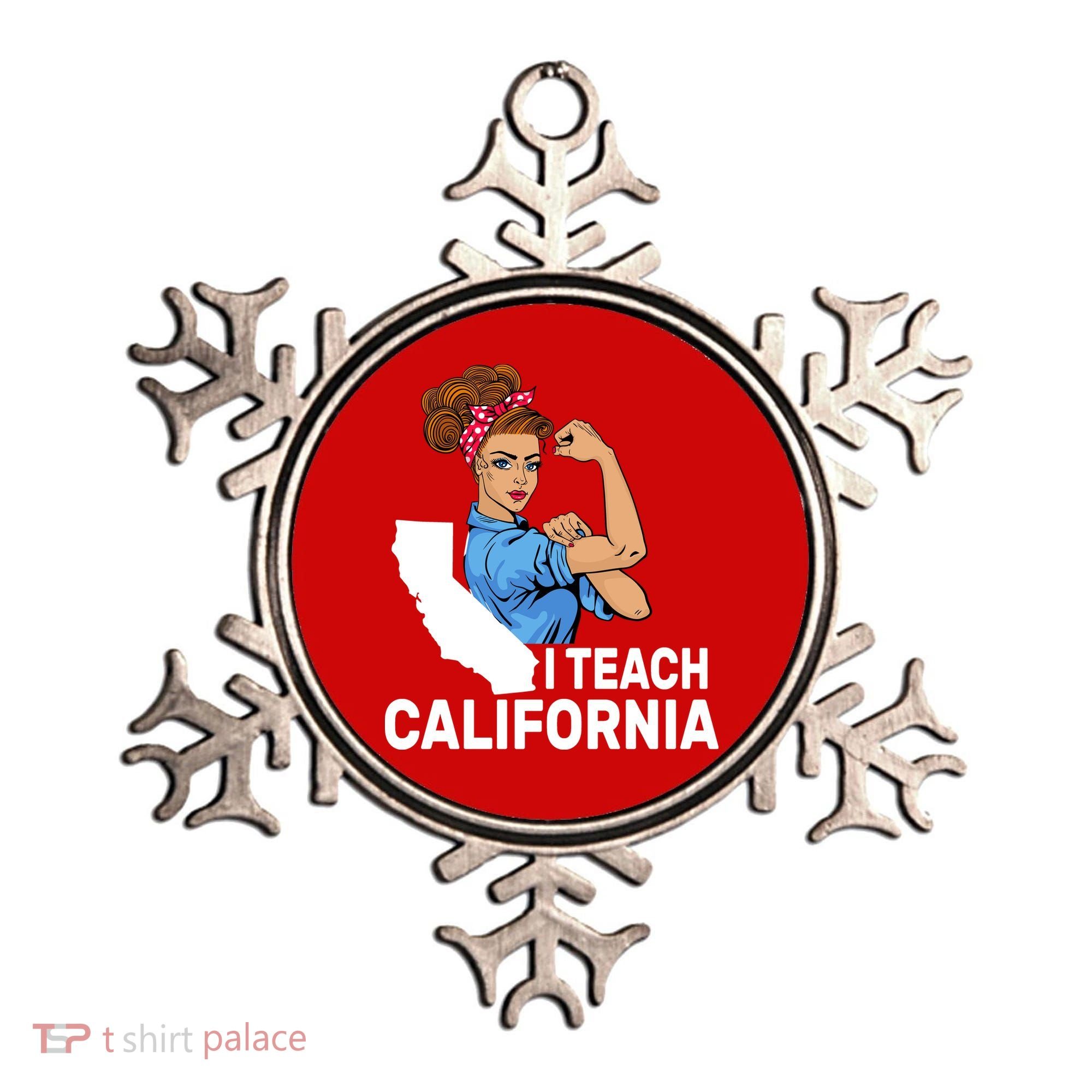 I Teach California State Union Teacher Strike Ornament