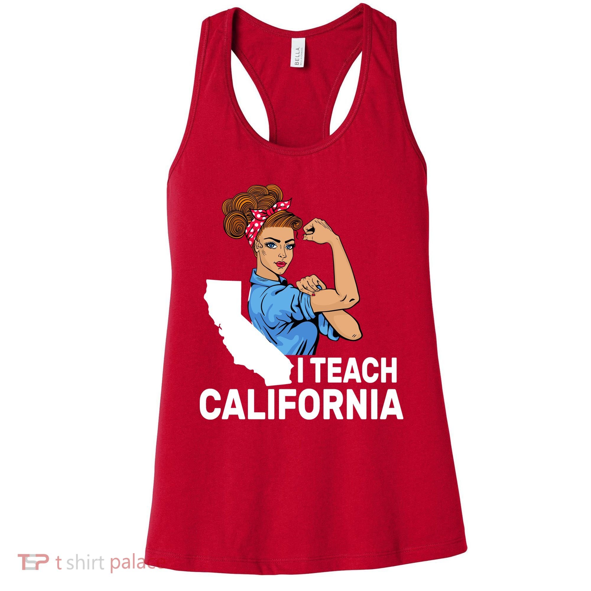 I Teach California State Union Teacher Strike Women's Tank Top