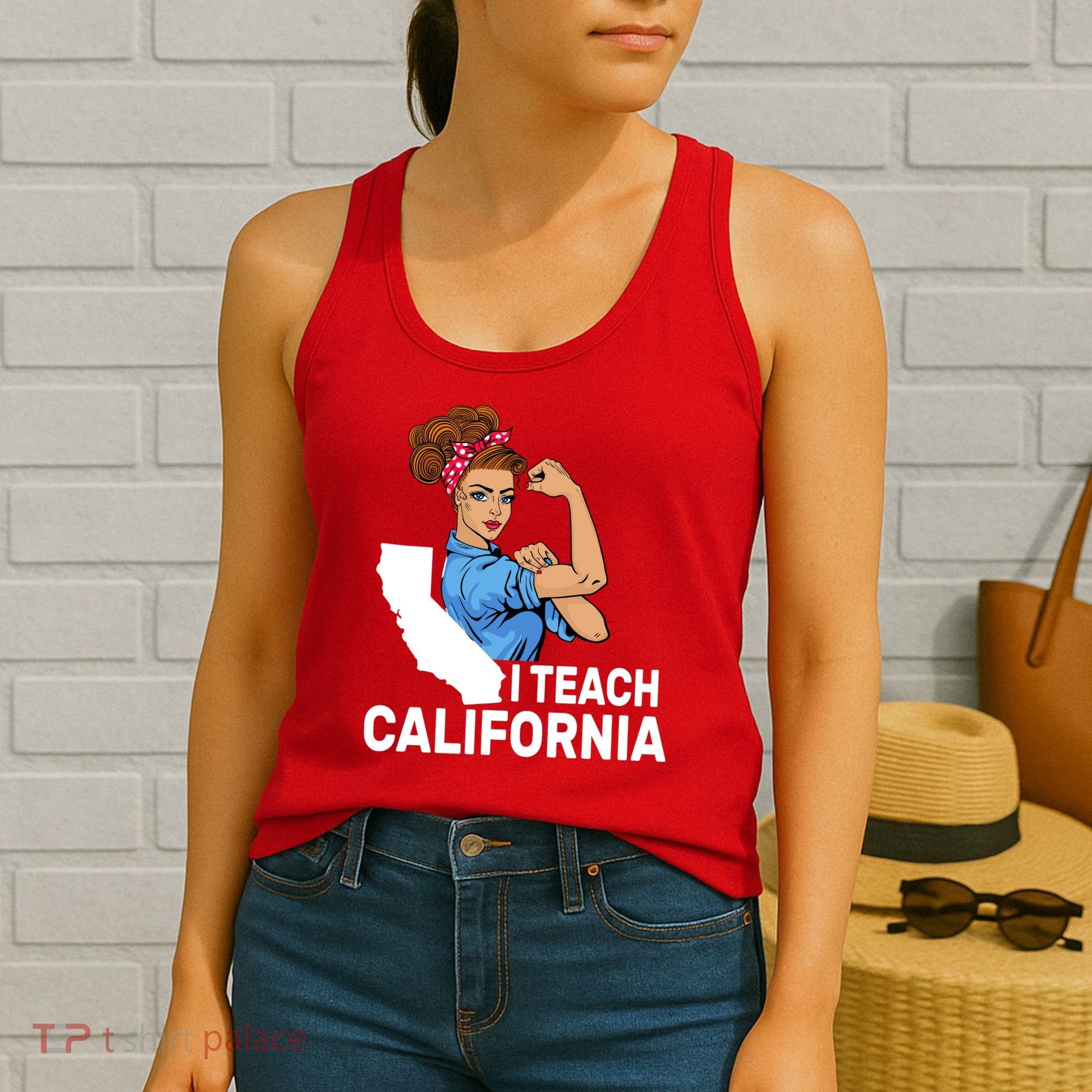I Teach California State Union Teacher Strike Women's Tank Top