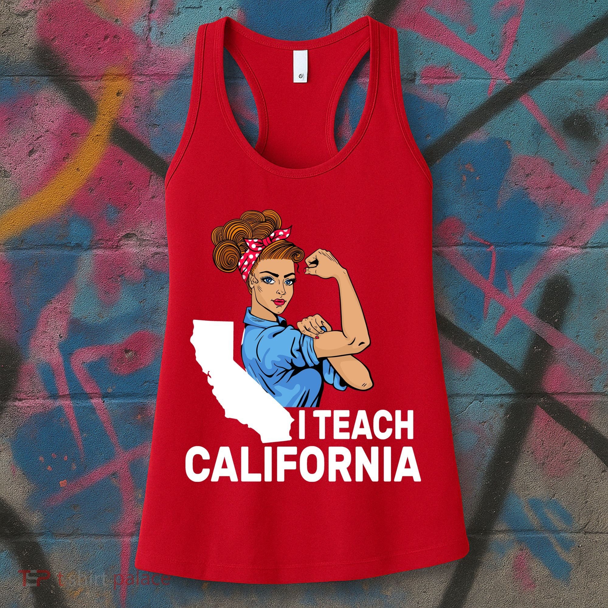 I Teach California State Union Teacher Strike Women's Tank Top