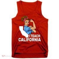 I Teach California State Union Teacher Strike Tank Top thumb 0
