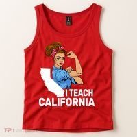 I Teach California State Union Teacher Strike Tank Top thumb 2
