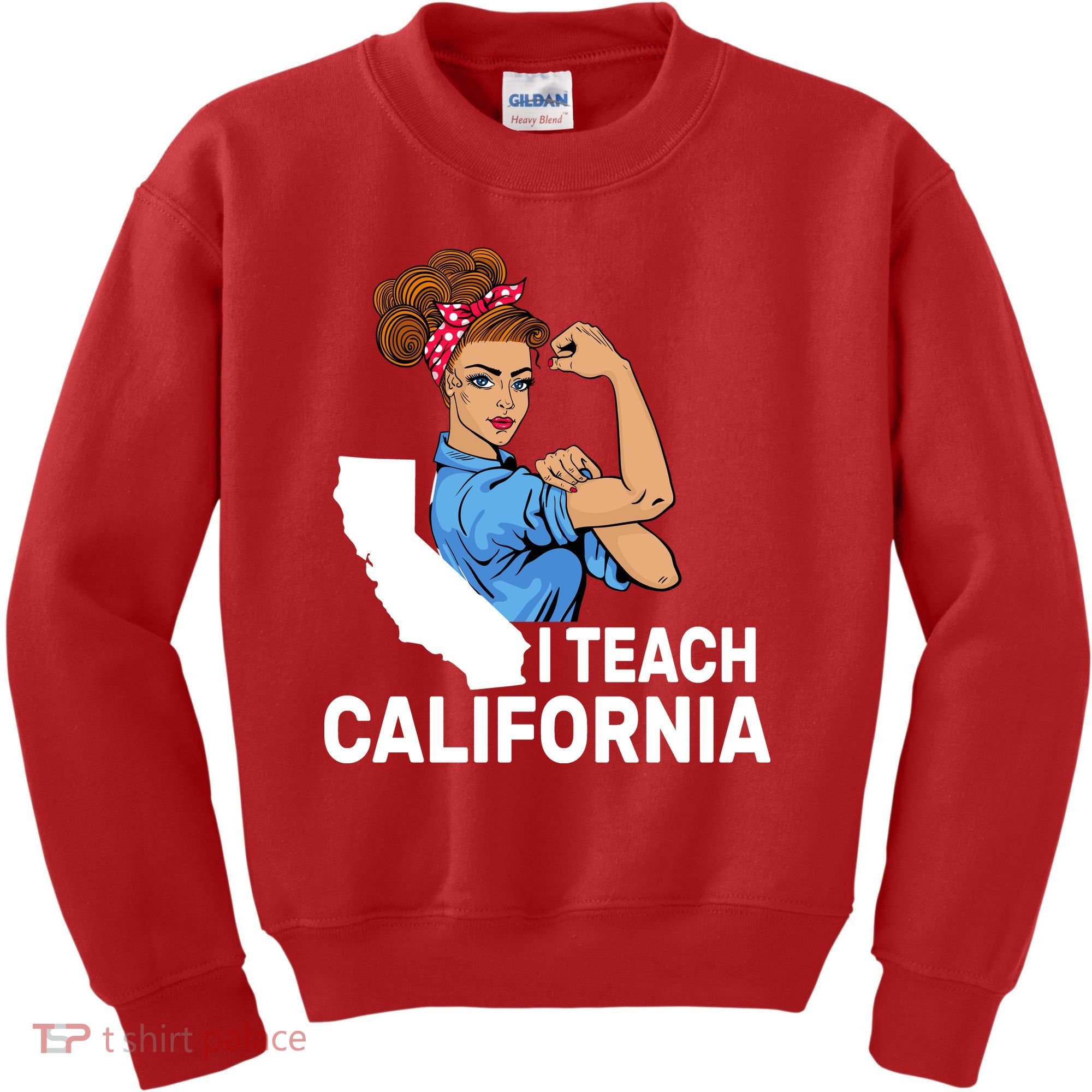 I Teach California State Union Teacher Strike Kids Sweatshirt