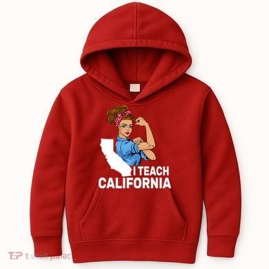 I Teach California State Union Teacher Strike Kids Hoodie