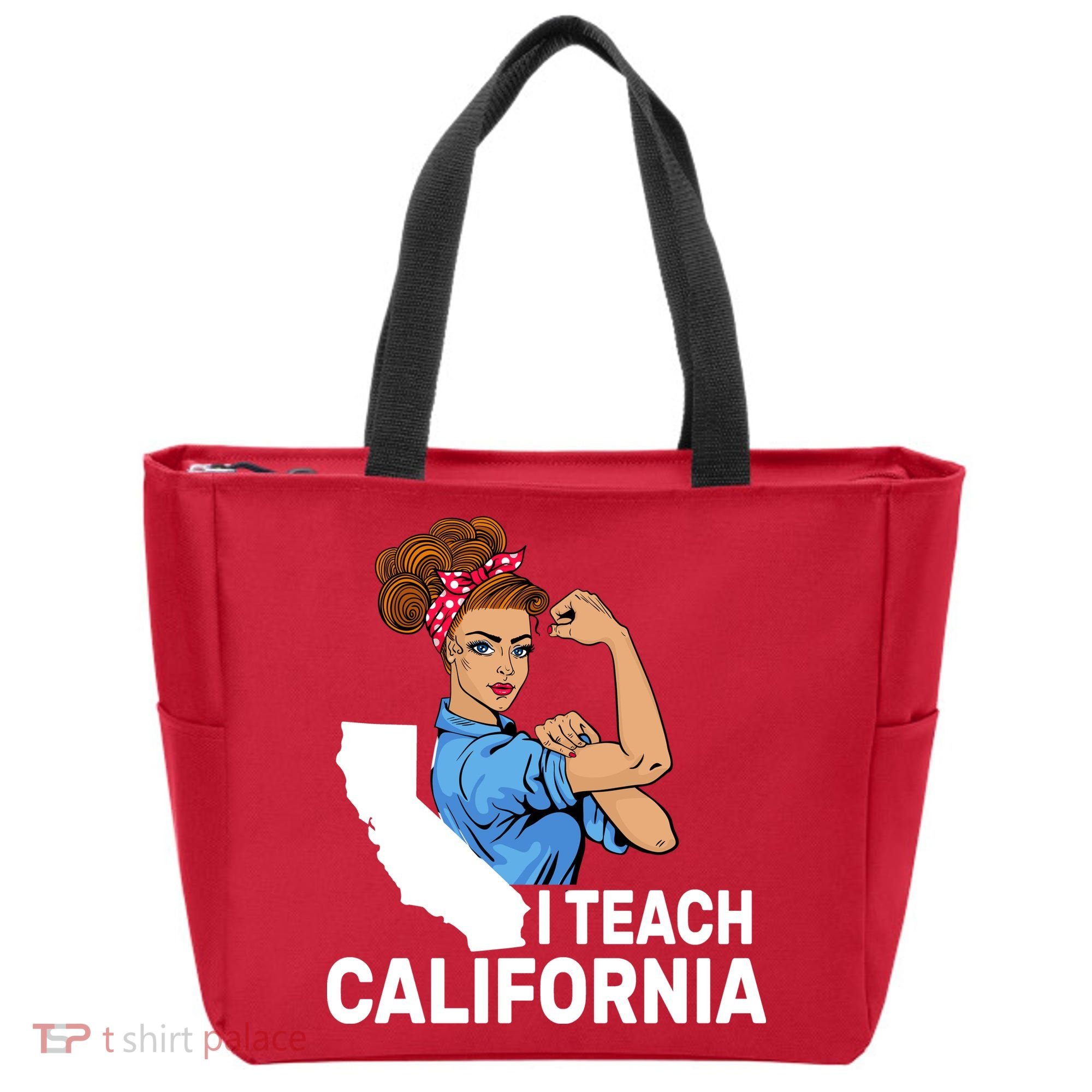 I Teach California State Union Teacher Strike Tote Bag
