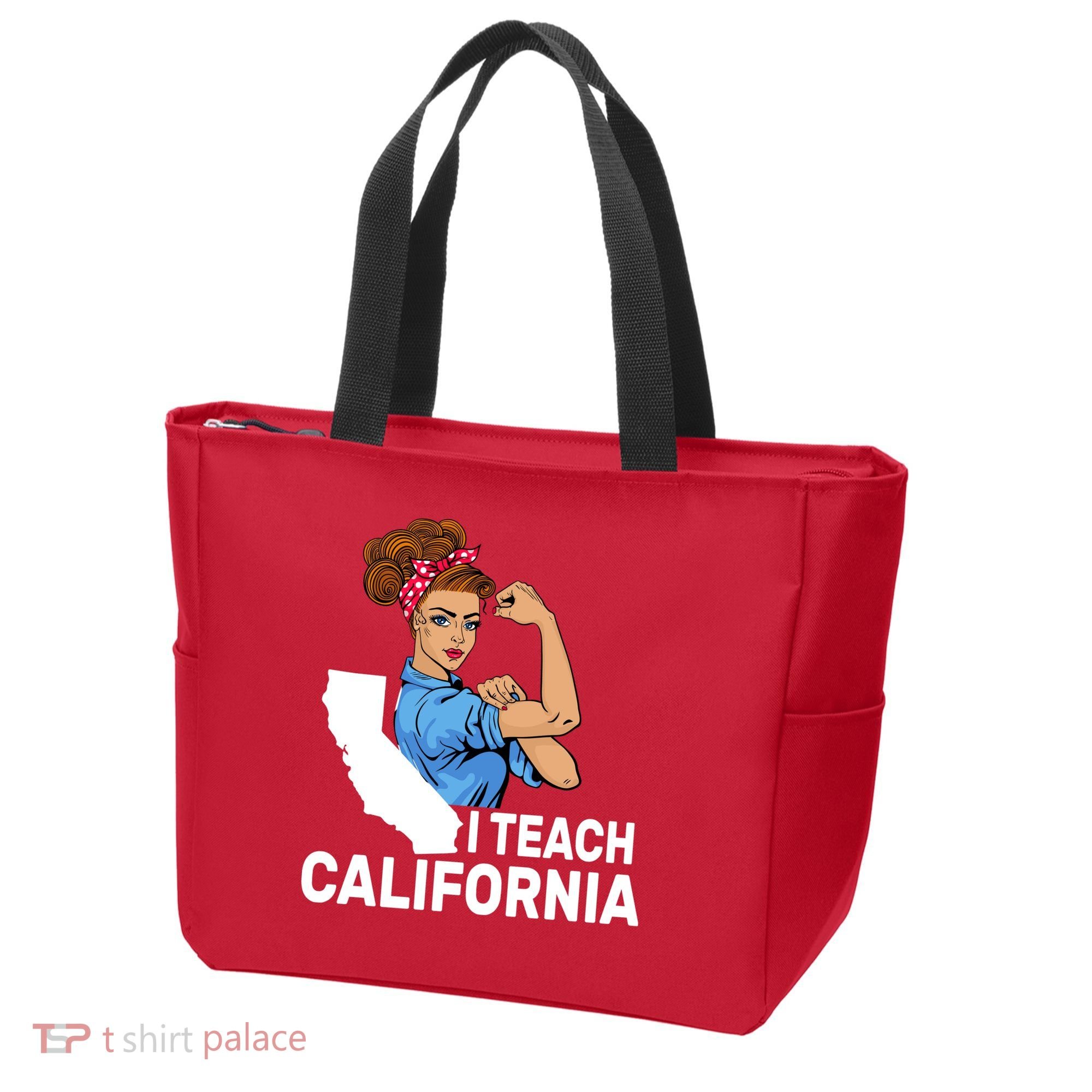 I Teach California State Union Teacher Strike Tote Bag