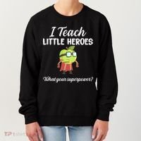I Teach Little Heroes Women's Sweatshirt thumb 0