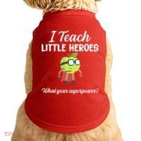 I Teach Little Heroes Doggie Tank thumb 0