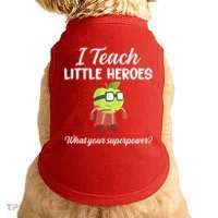 I Teach Little Heroes Doggie Tank thumb 0